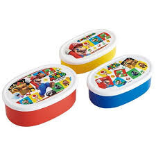 Nintendo Skater Mario Seal Container Set 180/280/400ml 622328