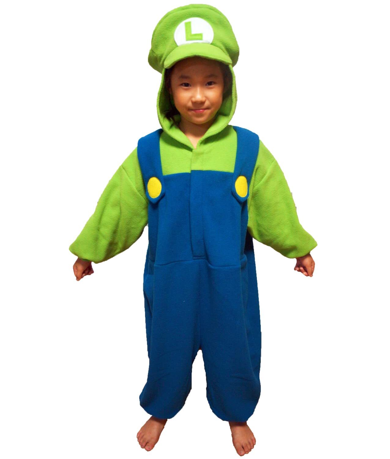 Nintendo Sazac Mario BAN-228F Luigi Costume 110cm 780946