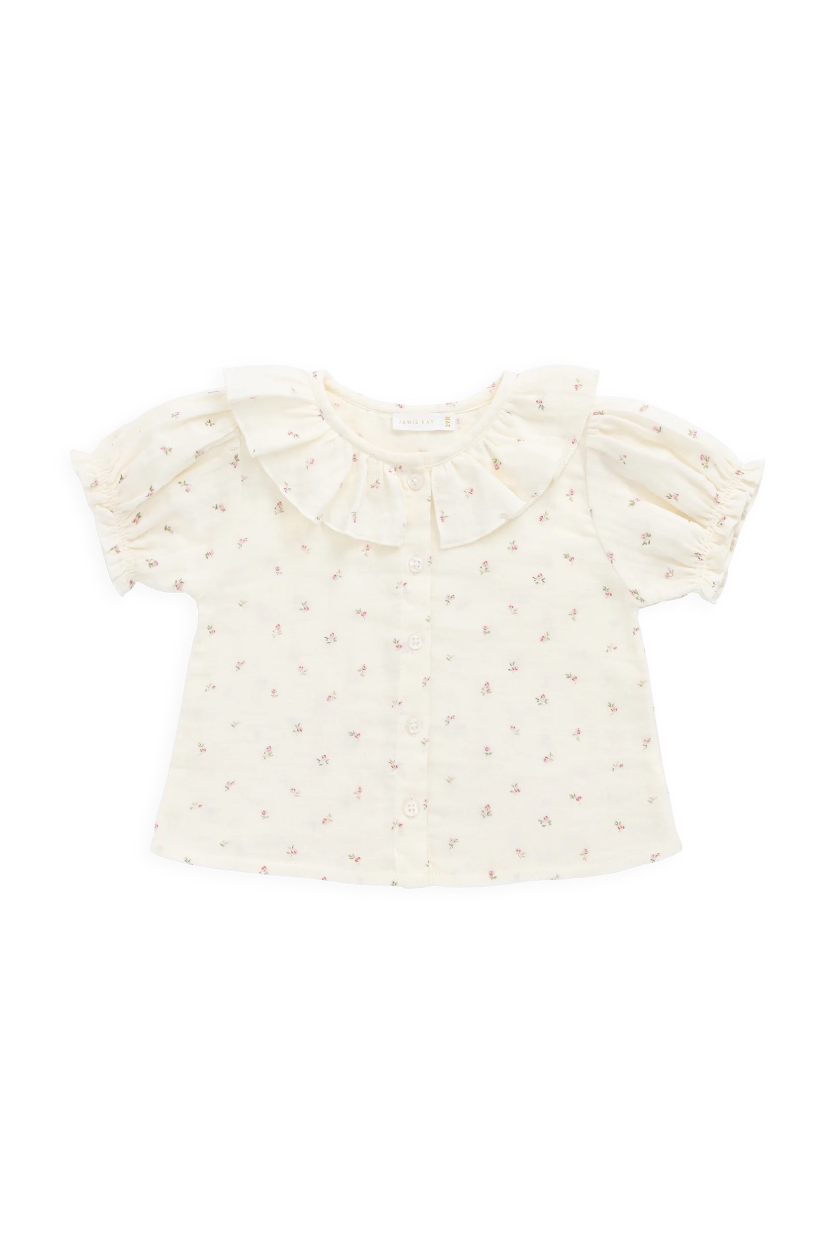【預購】JAMIE KAY -Organic Cotton Muslin Alora Top（Willow Rose）