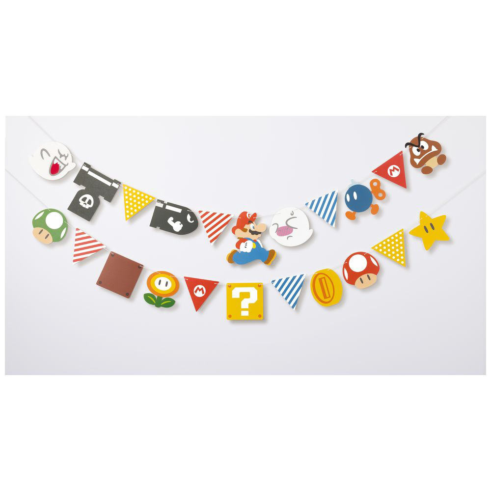 Nintendo Mario Home & Party Bunting Character & Item (NSL-0051) 808512