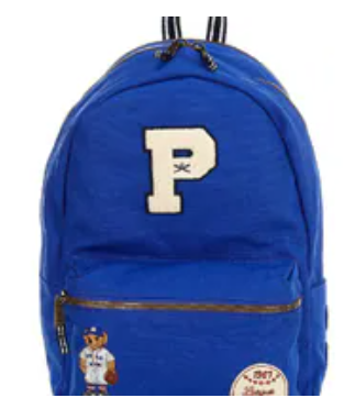 [S] PRL COLLEGIATE BLUE 9AR157-UA7 YOUTH RYLAN VARSITY BACKPACK, 197717078771 (SRL256)