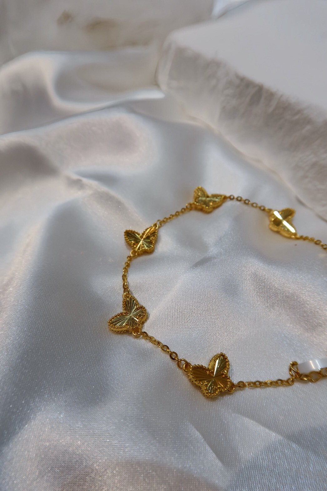 立體雷射蝴蝶款手鍊