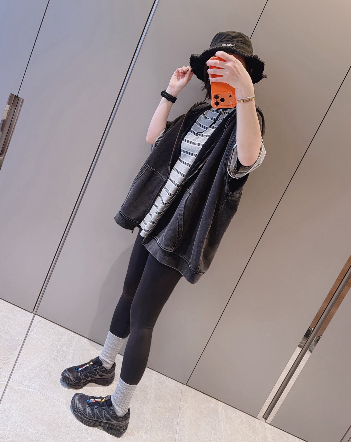 ᴴᴼᵀ ▸▸店長推薦◃◃ 春夏新款/連帽包肩背心 MANIFEST正韓🇰🇷