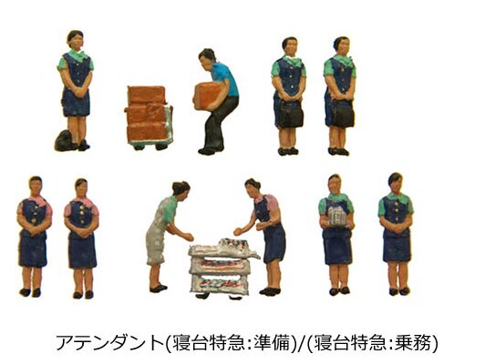Kato 24-277 N規 乘務員（臥舖特快：準備）