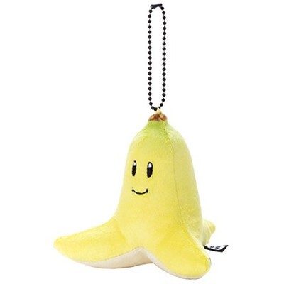 Nintendo T-Art Mario Plush-Mocchi Banana with Ball Chain 795435