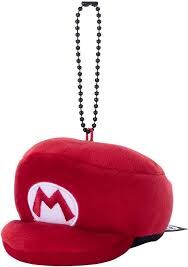Nintendo T-Arts Mario Plush Keychain Mario Hat 795480