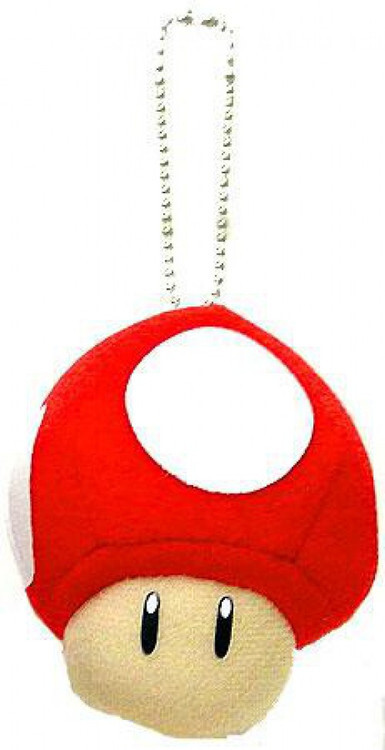 Nintendo T-Arts Mario Plush Keychain Mushroom 795466