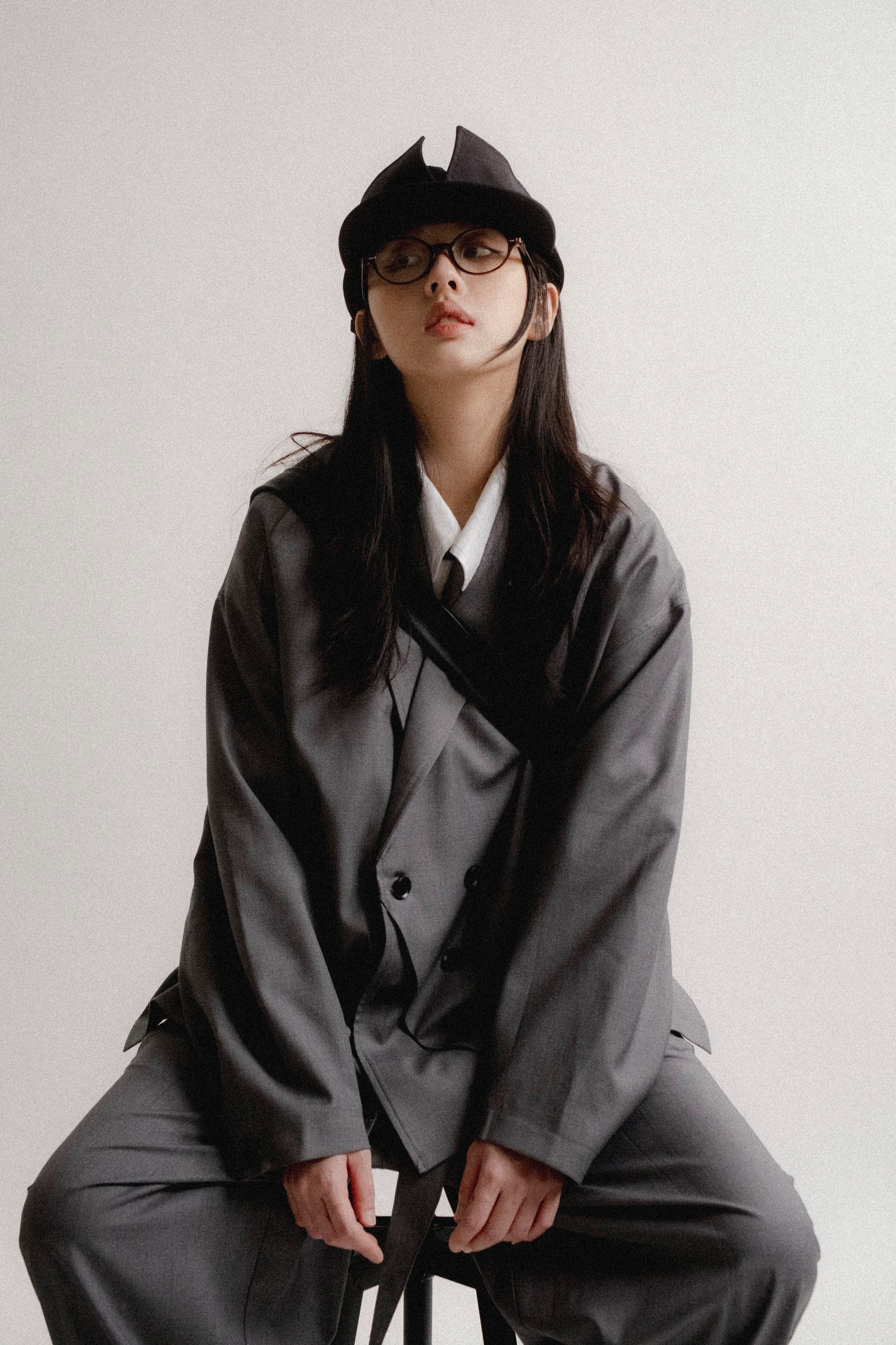 Fumble 樸梵通勤西裝｜灰色