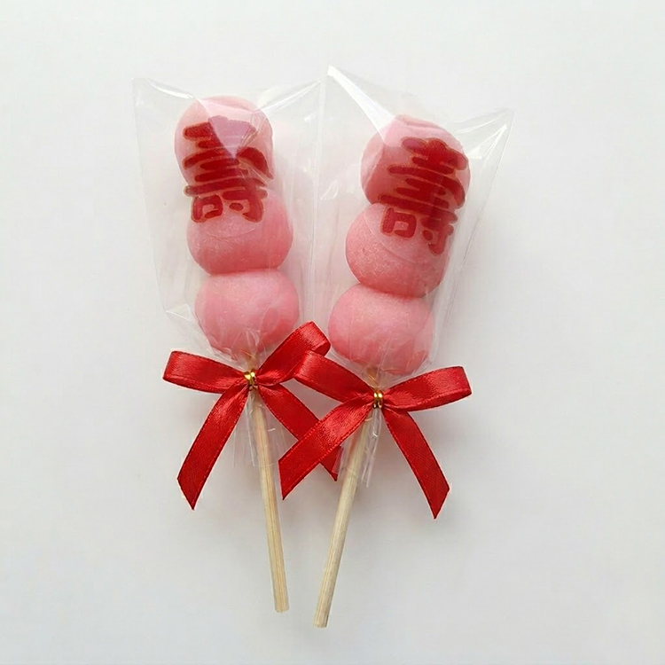 壽字紅圓糖葫蘆串燒,神明拜拜糖果,生日糖果,大壽糖果