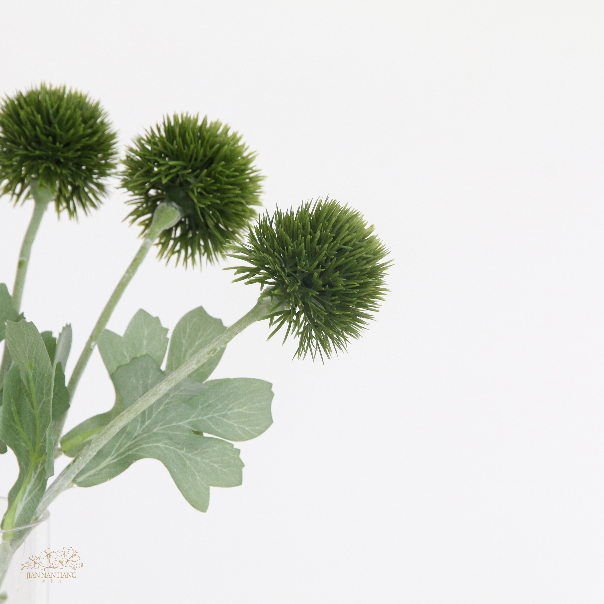 人造花 把束乒乓菊 綠