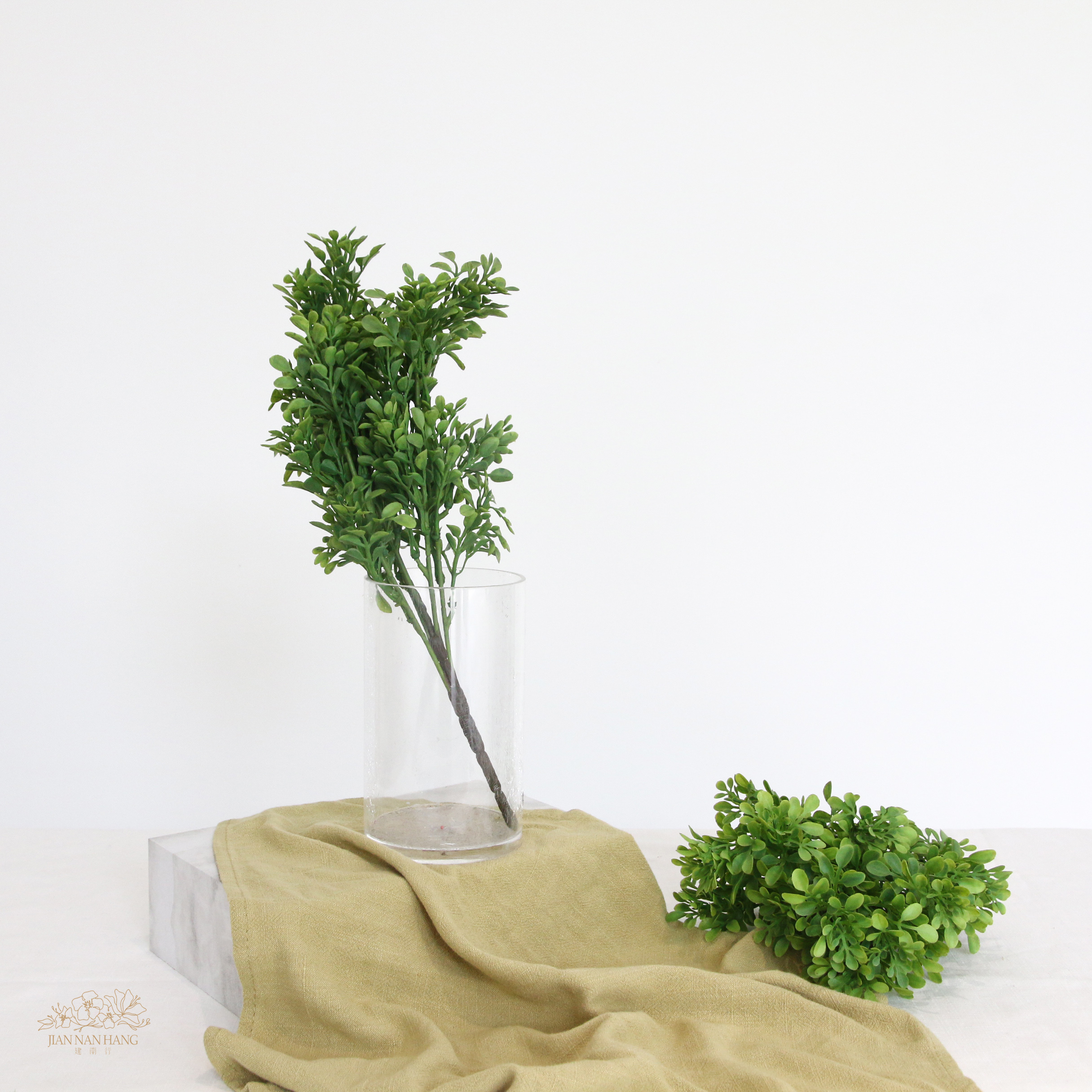 人造葉 把束5叉米仔葉 2色