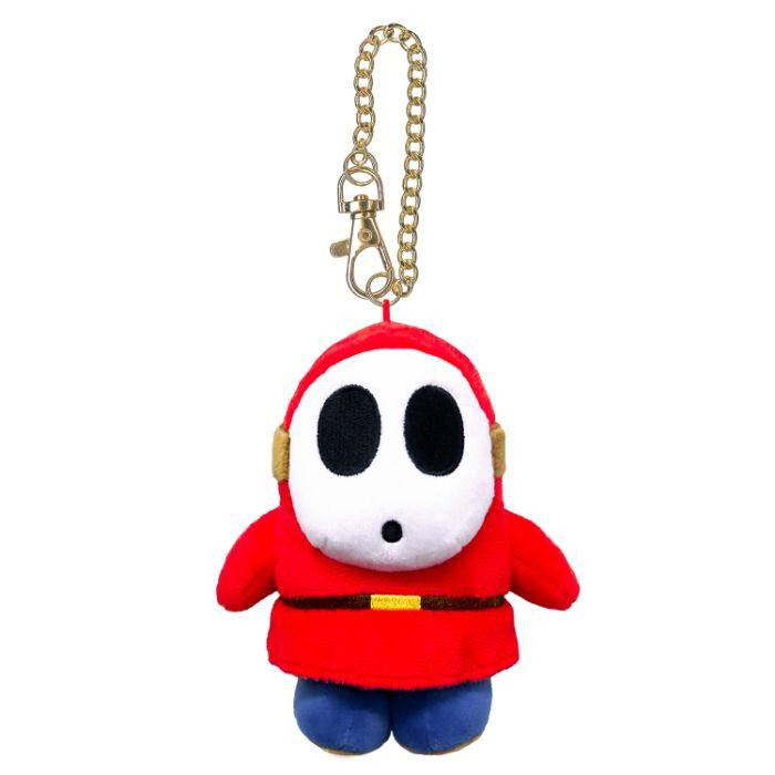 Nintendo San Ei Mario Plush Keychain MM11 Shy Guy 529114