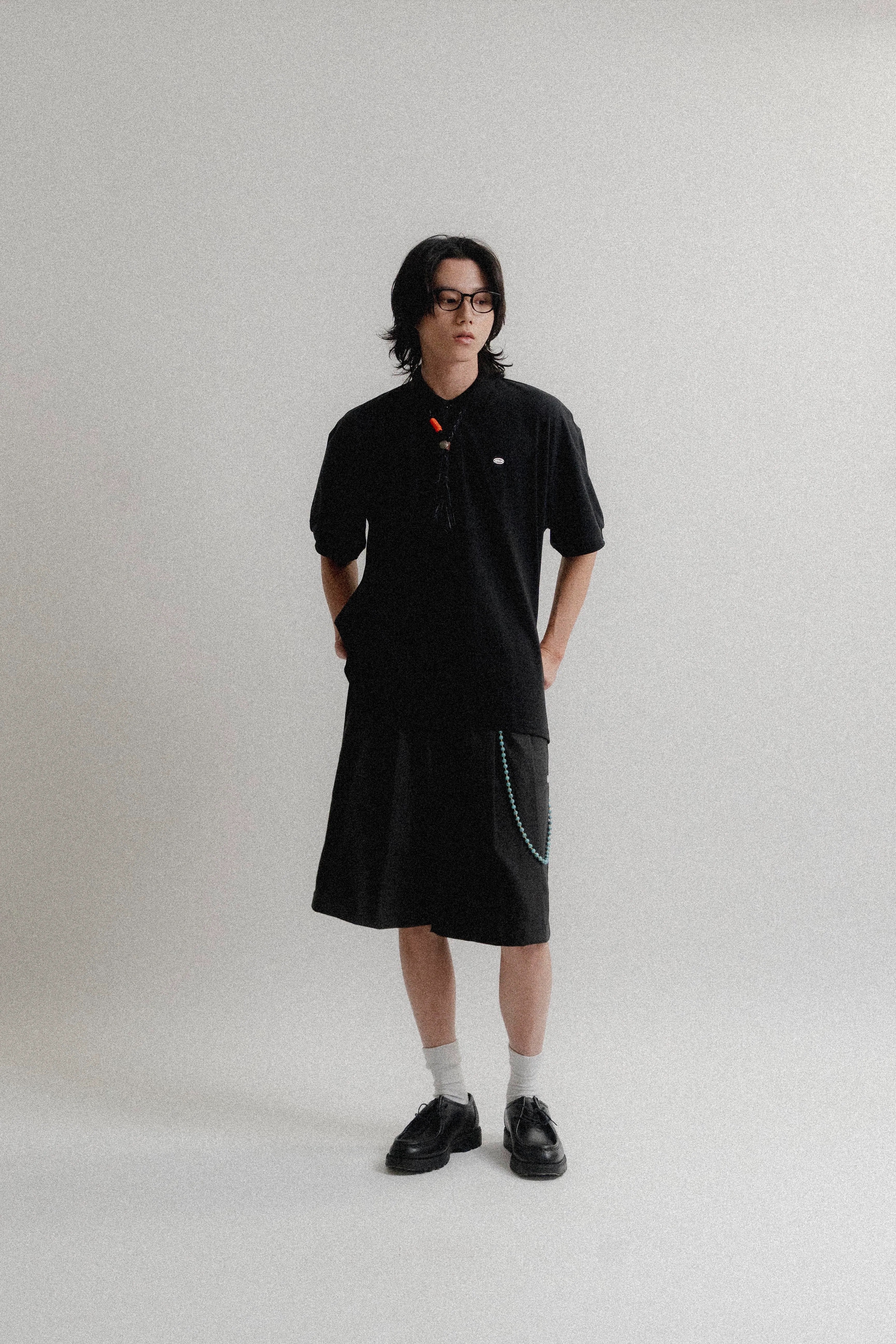 Fumble 樸梵西裝短褲｜黑色