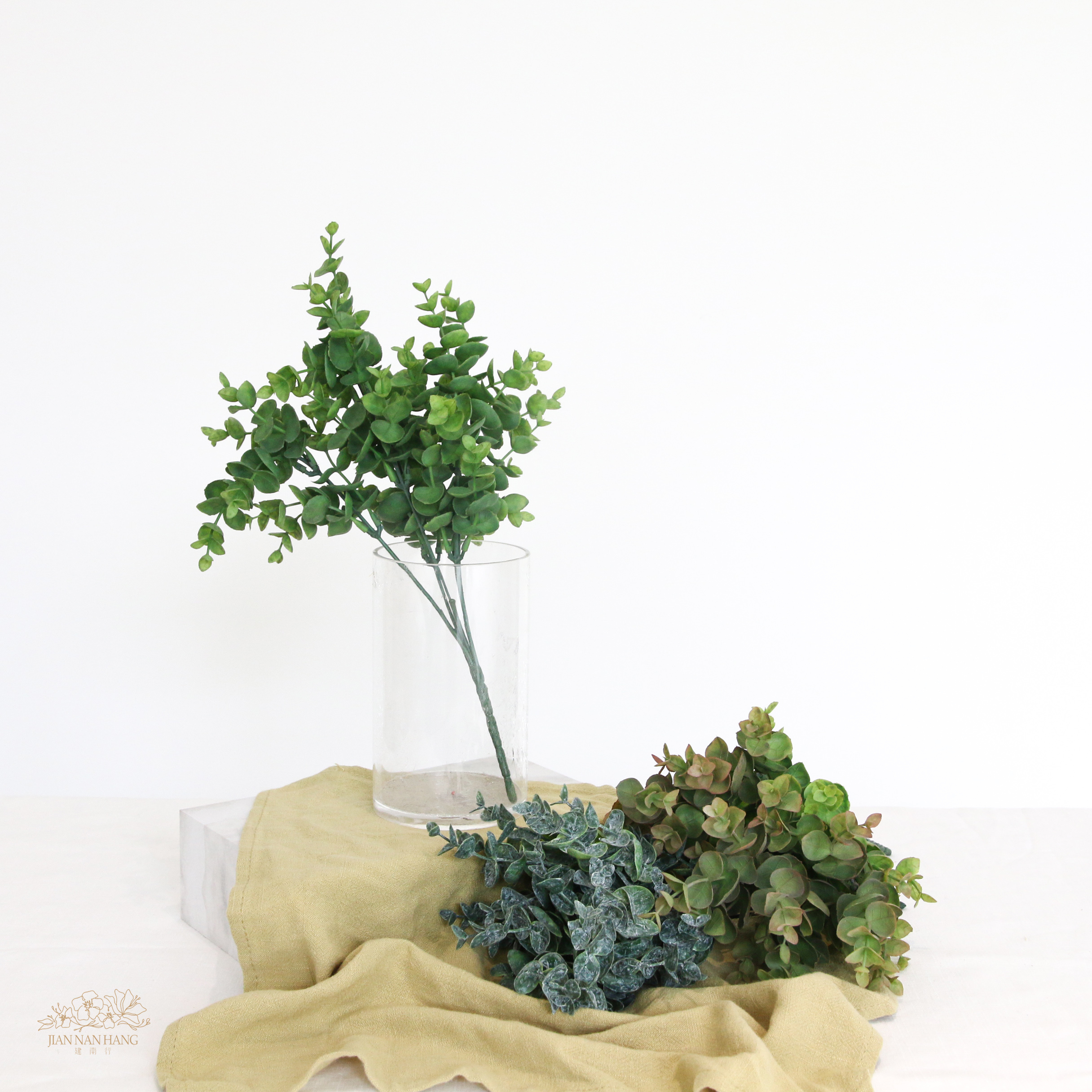 人造葉 把束大尤加利 3色