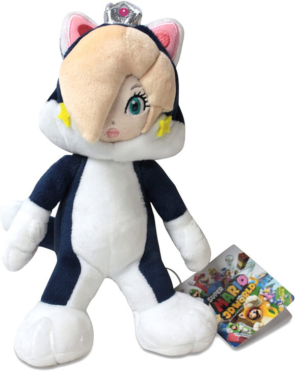 Nintendo San Ei Mario Plush 3D World Cat Rosalina S 812063