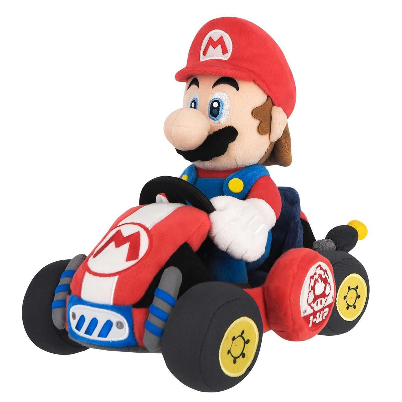 Nintendo San Ei Mario Plush MKW01 Mario Kart World Mario 528100