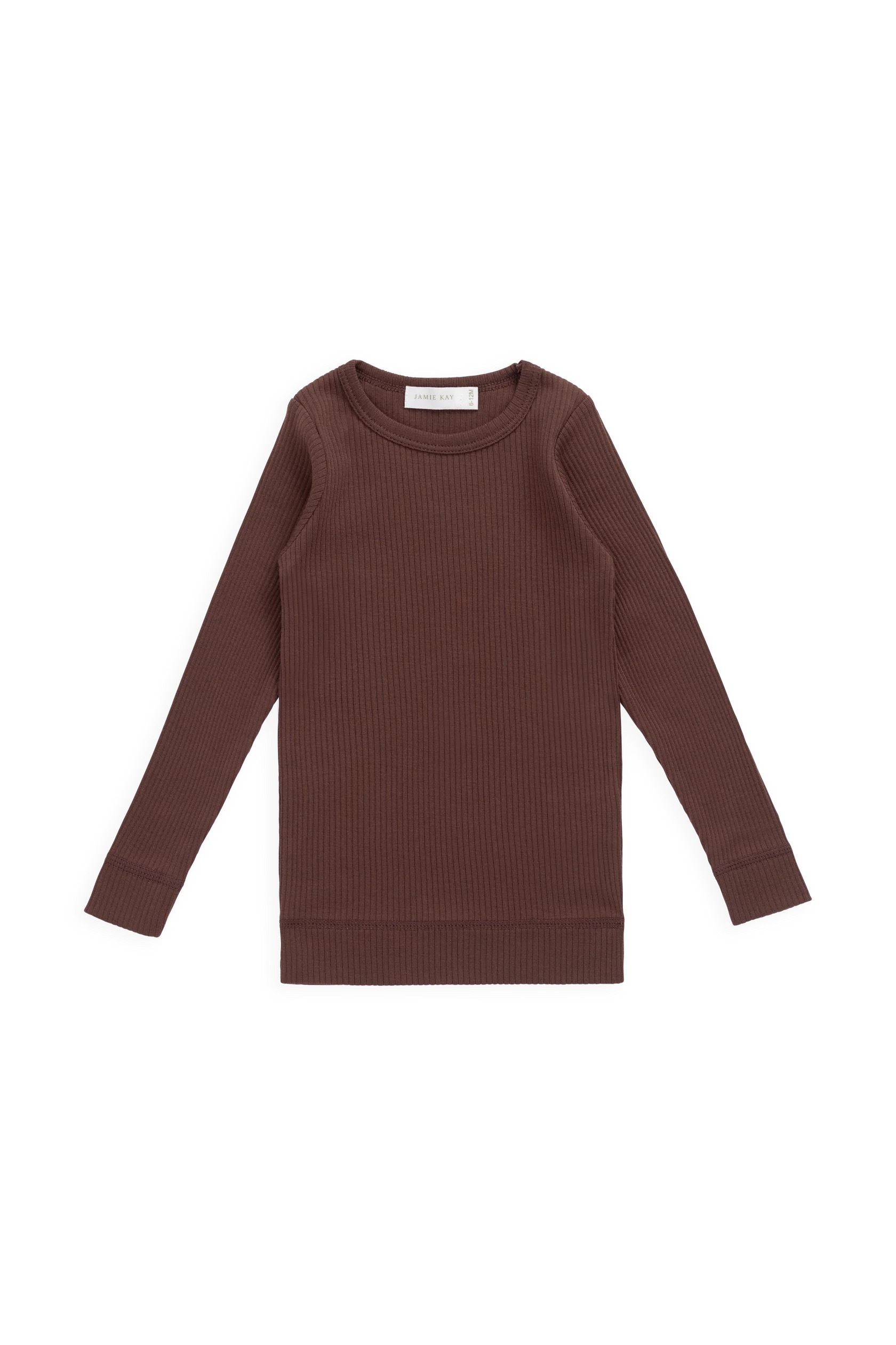 【預購】JAMIE KAY -Organic Cotton Modal Marina Long Sleeve Top（Burnt Cinnamon）