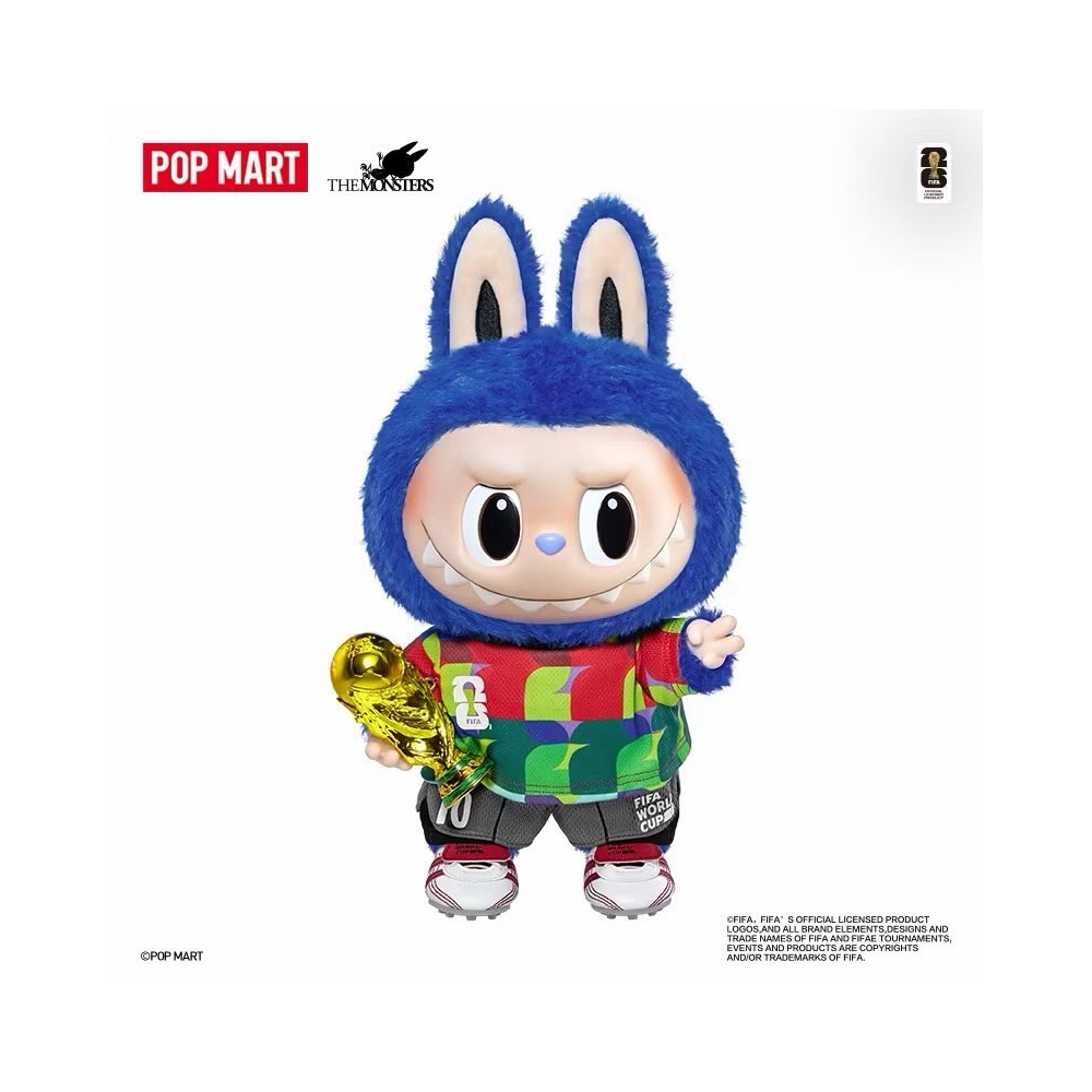 POP MART LABUBU THE MONSTERS x FIFA SERIES - Catch the Win 搪膠毛絨公仔