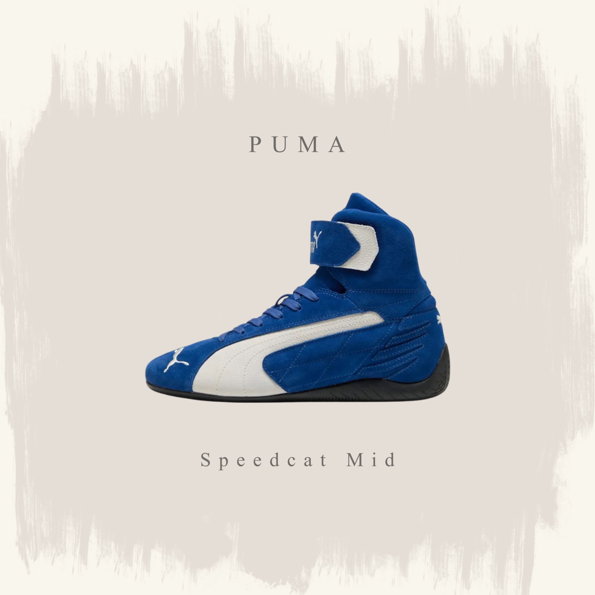 PUMA SPEEDCAT MID 高筒 賽車鞋 皇家藍 寶藍 魔鬼氈 休閒 女鞋 400384-10