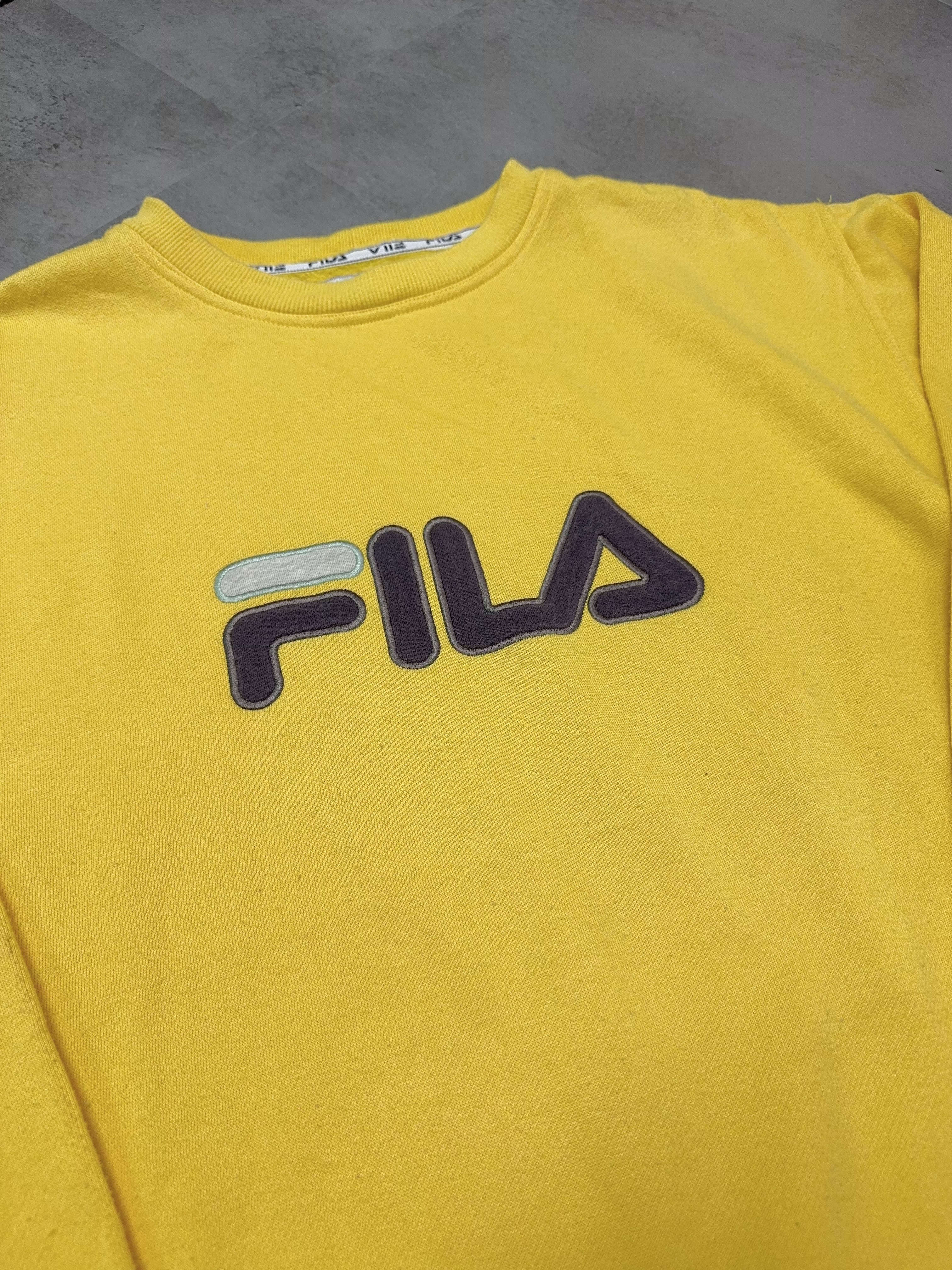 Vintage 🛒 FILA黃色衛衣