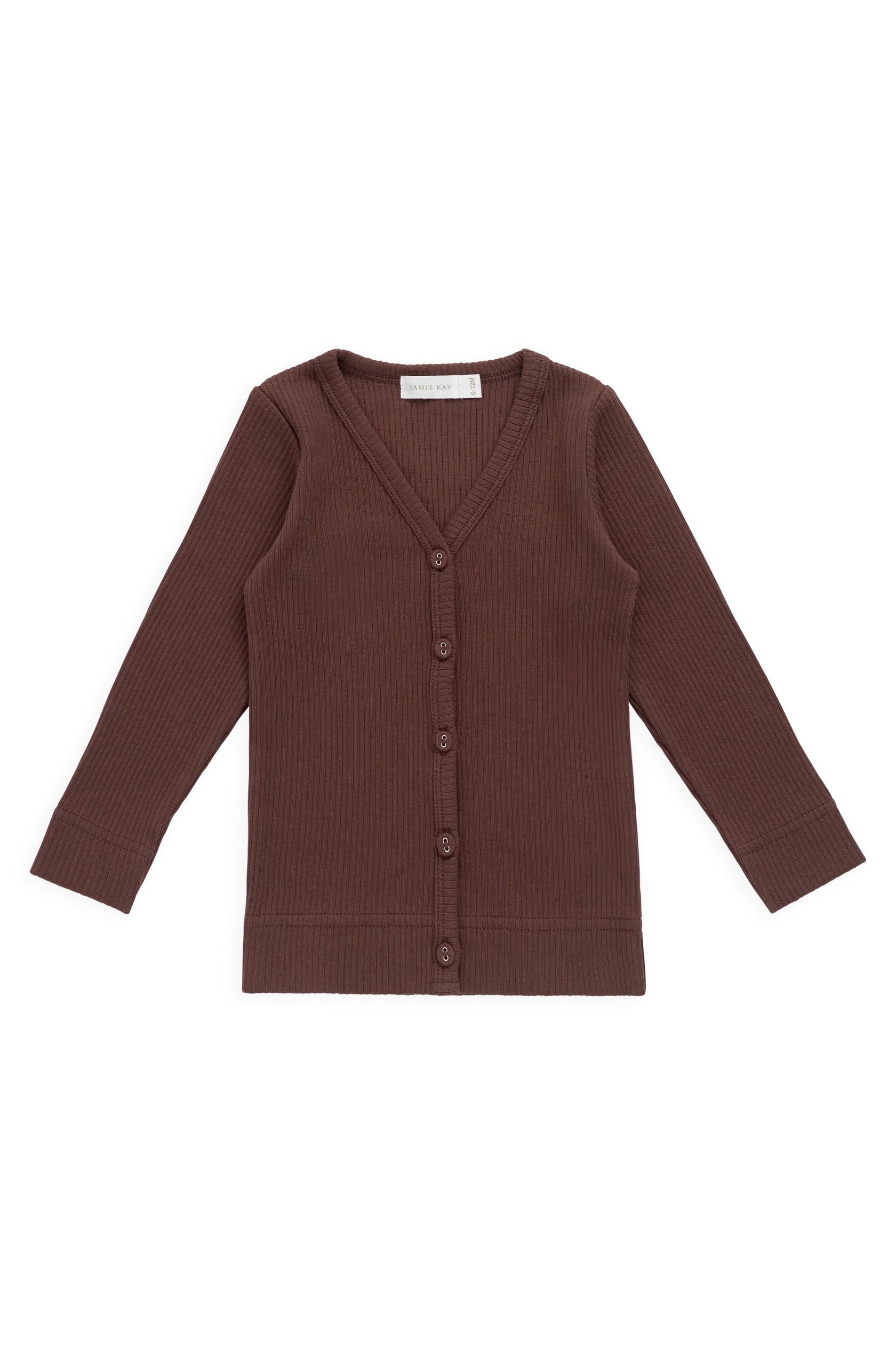 【預購】JAMIE KAY -Organic Cotton Modal Cardigan（Burnt Cinnamon）