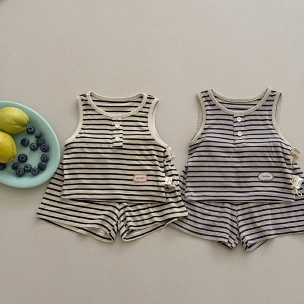 小寶貝條紋居家套