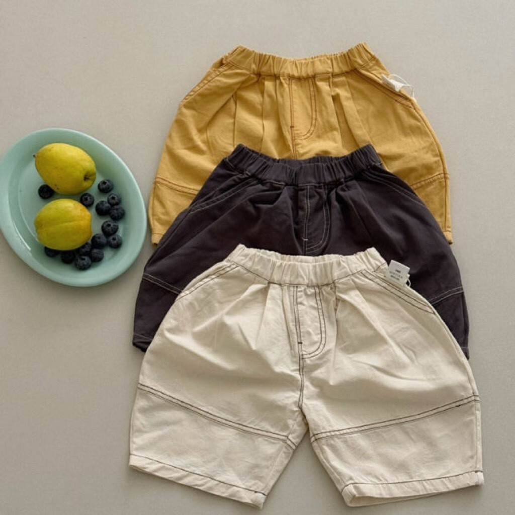 包色警告工裝短褲