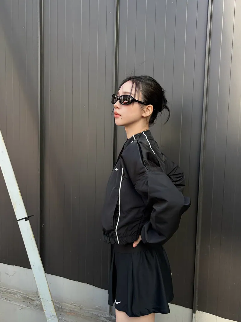 【代購】Karina 柳智敏同款 Nike AS W NSW SHRUNKEN TRK JKT MOD  防水透氣｜運動長袖夾克｜女款 🖤