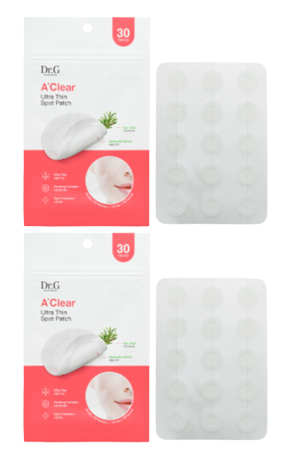 XJ015 DR.G A-CLEAR速效淨肌超薄暗瘡貼 30EA EXP: 31/7/2028 (一套2盒)
