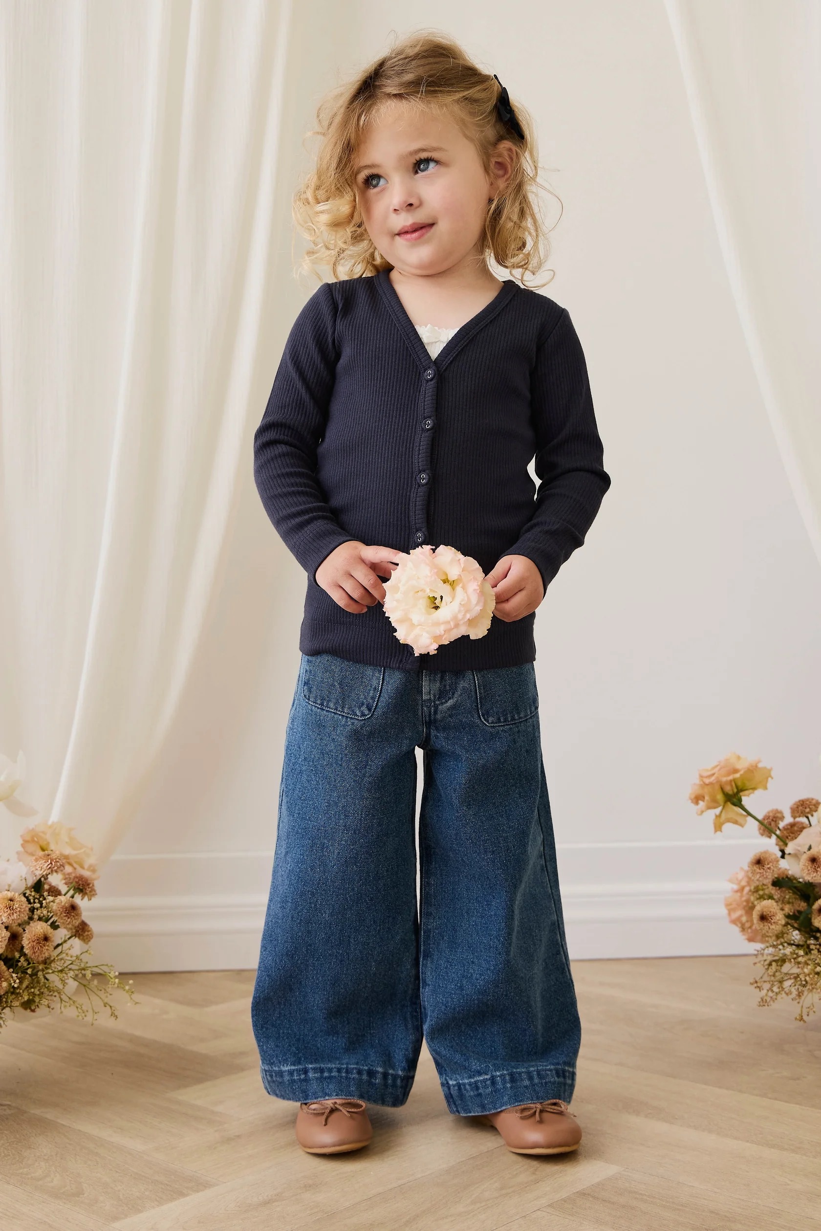 【預購】JAMIE KAY -Organic Cotton Modal Cardigan（Eclipse）