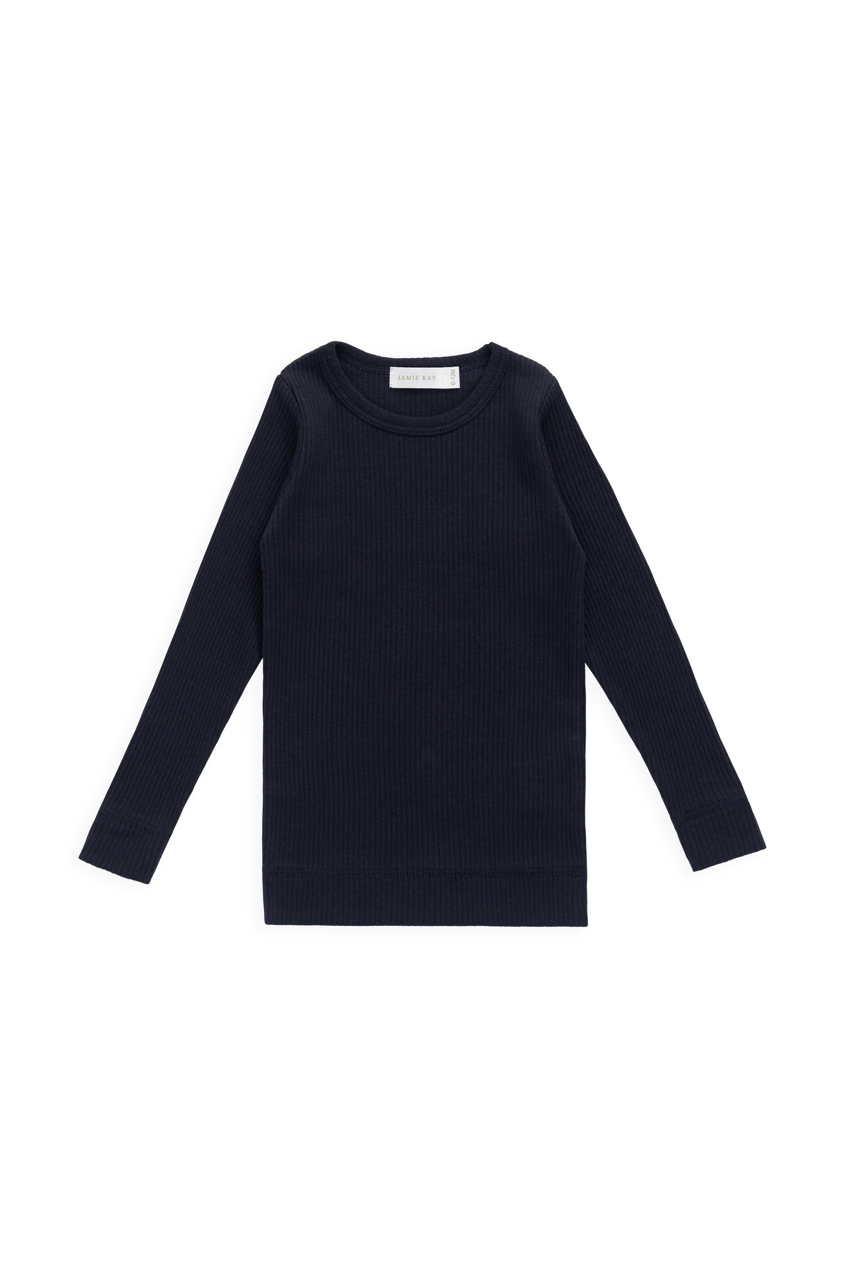 【預購】JAMIE KAY -Organic Cotton Modal Marina Long Sleeve Top - Eclipse