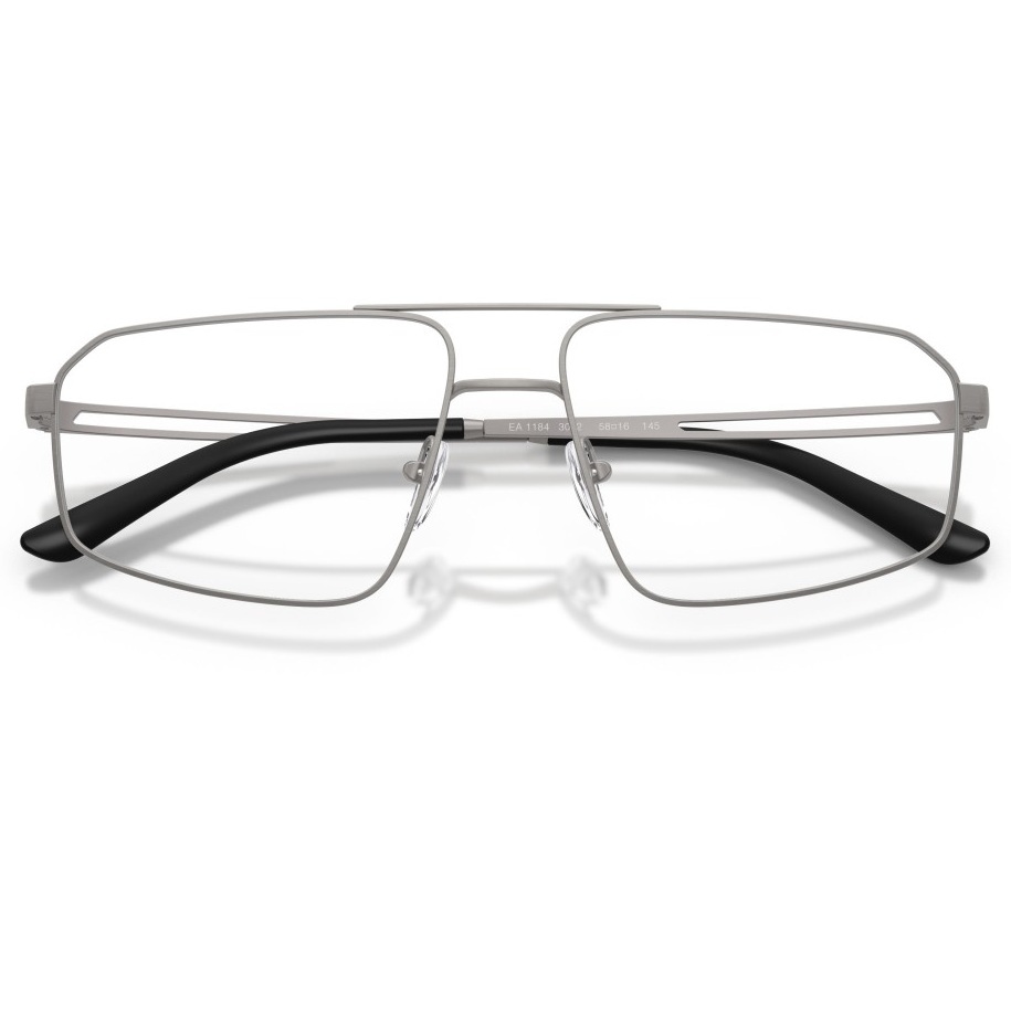 【EMPORIO ARMANI】EA1184 3032-58mm 雙槓飛行員方框光學眼鏡