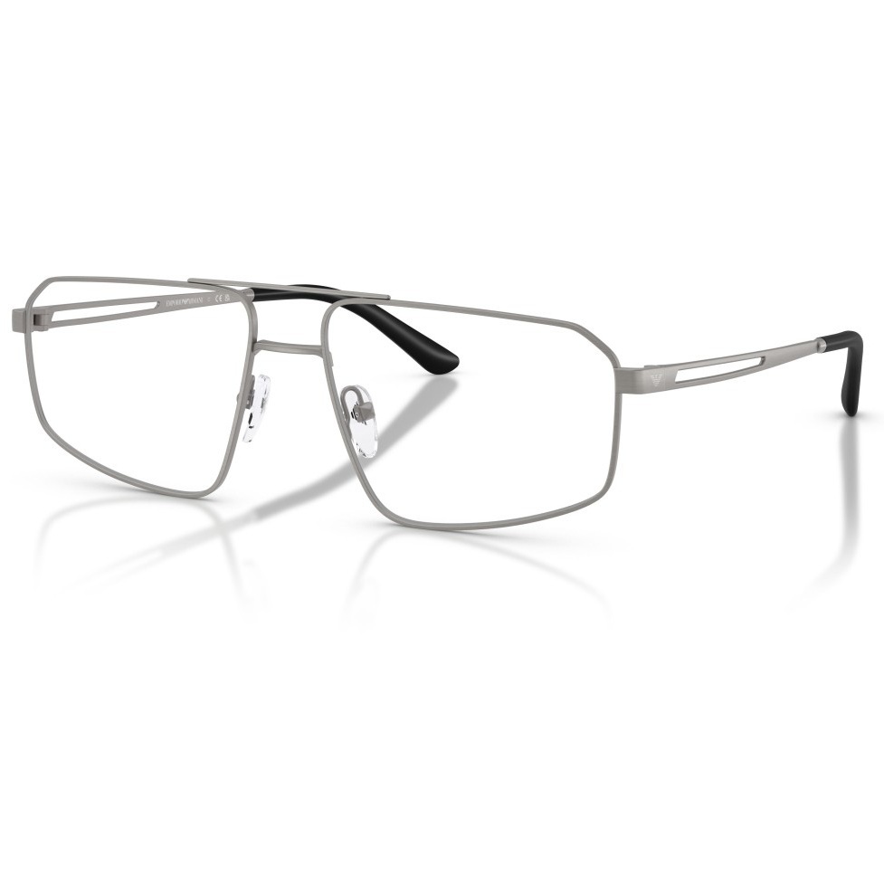 【EMPORIO ARMANI】EA1184 3032-58mm 雙槓飛行員方框光學眼鏡