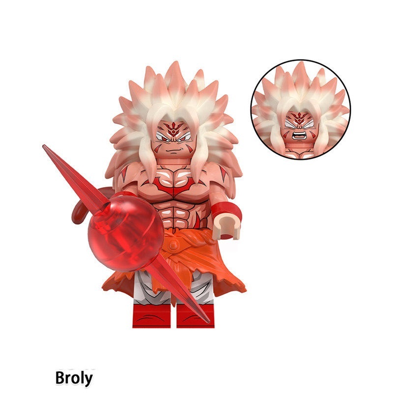 Dragon Ball Broly Custom Minifigures Fit Lego WM6186 WM2743