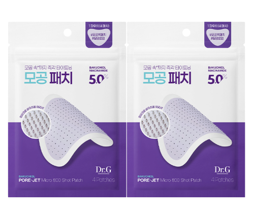 XJ002 DR.G 補骨脂酚微針毛孔急救貼 4PC EXP: 30/6/2028 (一套2包)