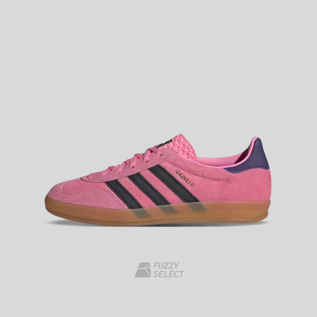【逢甲 FUZZY】 W Adidas Gazelle "Bliss Pink" 粉黑 生膠底 IE7002