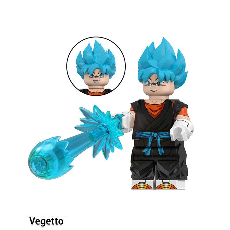 Dragon Ball Vegetto Custom Minifigures Fit Lego WM6186 WM2745