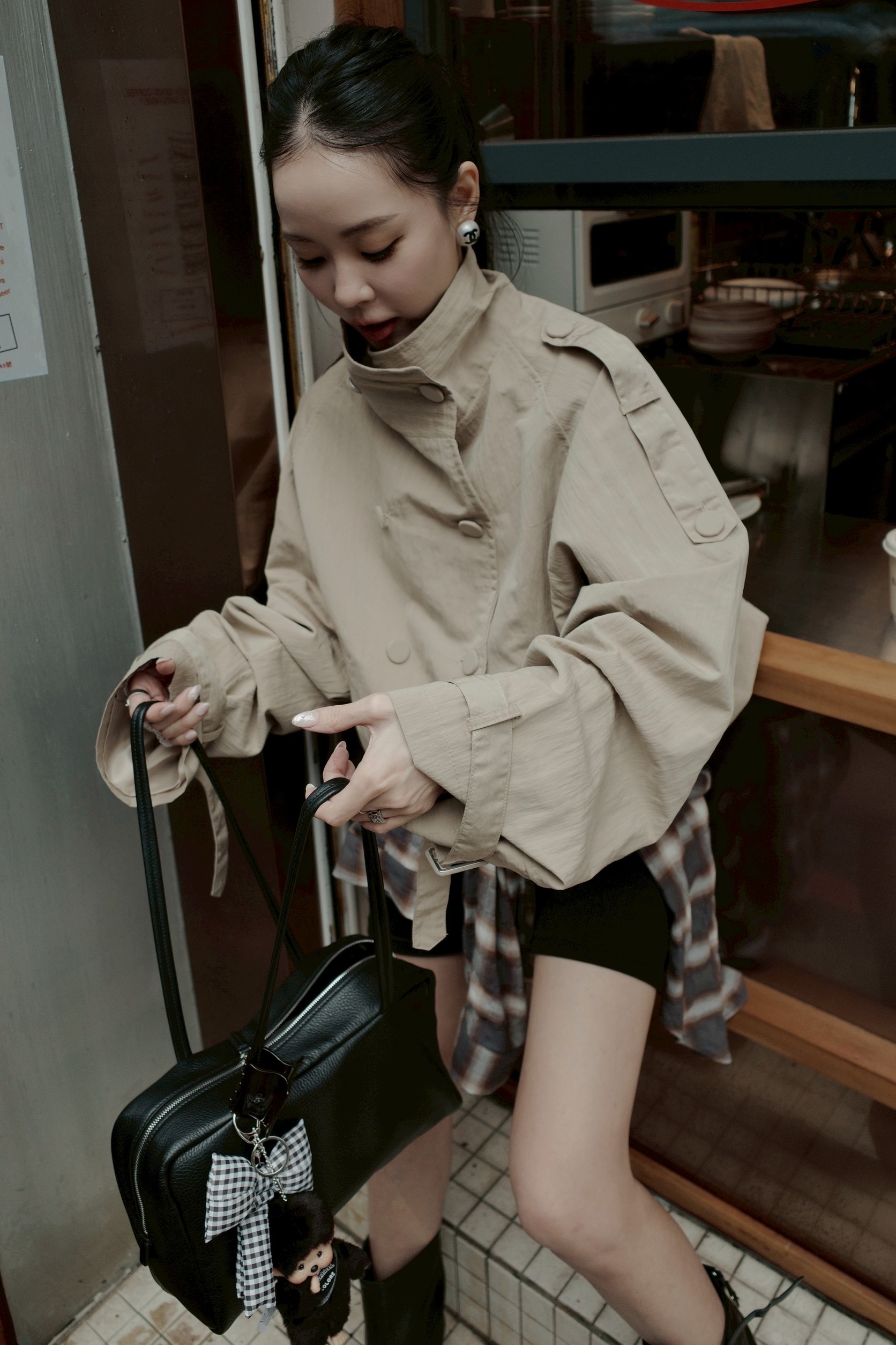 百搭綁帶三分褲 HA04 #king清單