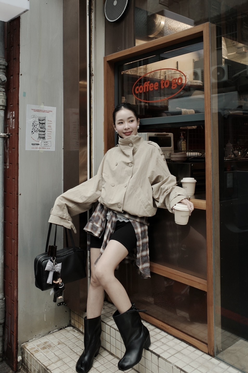 百搭綁帶三分褲 HA04 #king清單