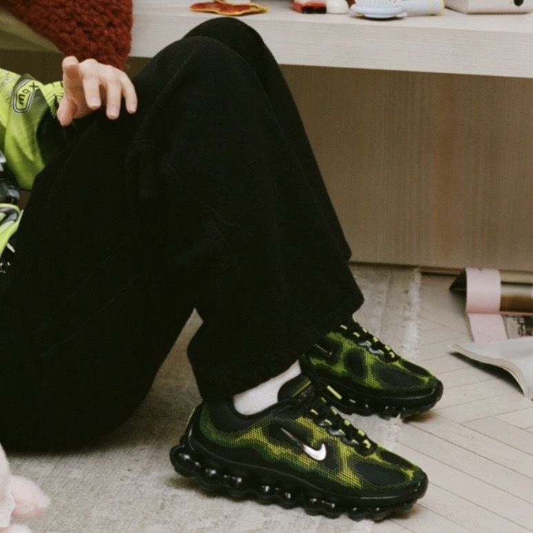 NIKE AIR LIQUID MAX 螢光綠 黑 氣墊 休閒 舒適 男款 IQ7634-001