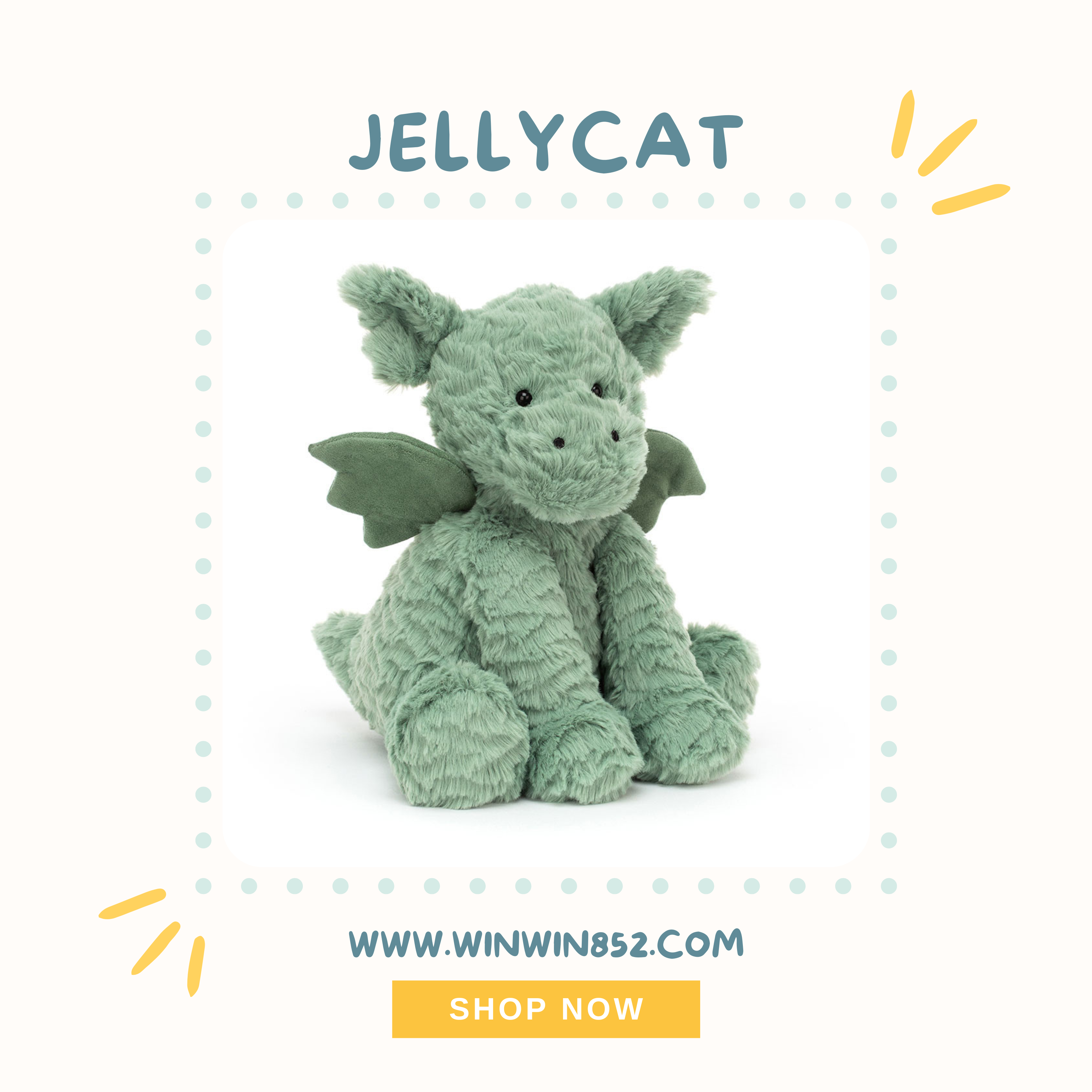 Jellycat Fuddlewuddle Dragon