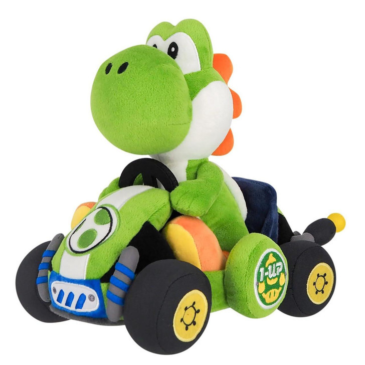 Nintendo San Ei Mario Plush MKW02 Mario Kart World Yoshi 528117