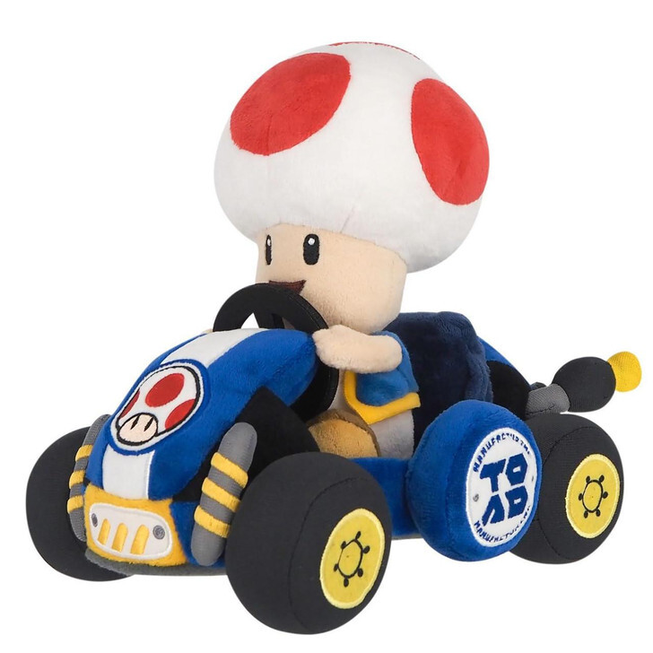 Nintendo San Ei Mario Plush MKW03 Mario Kart World Toad 528124