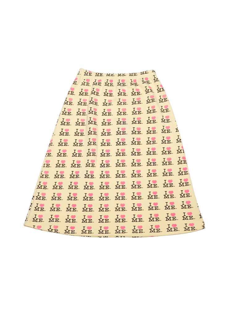 Thermal Skirt I Heart Me Yellow