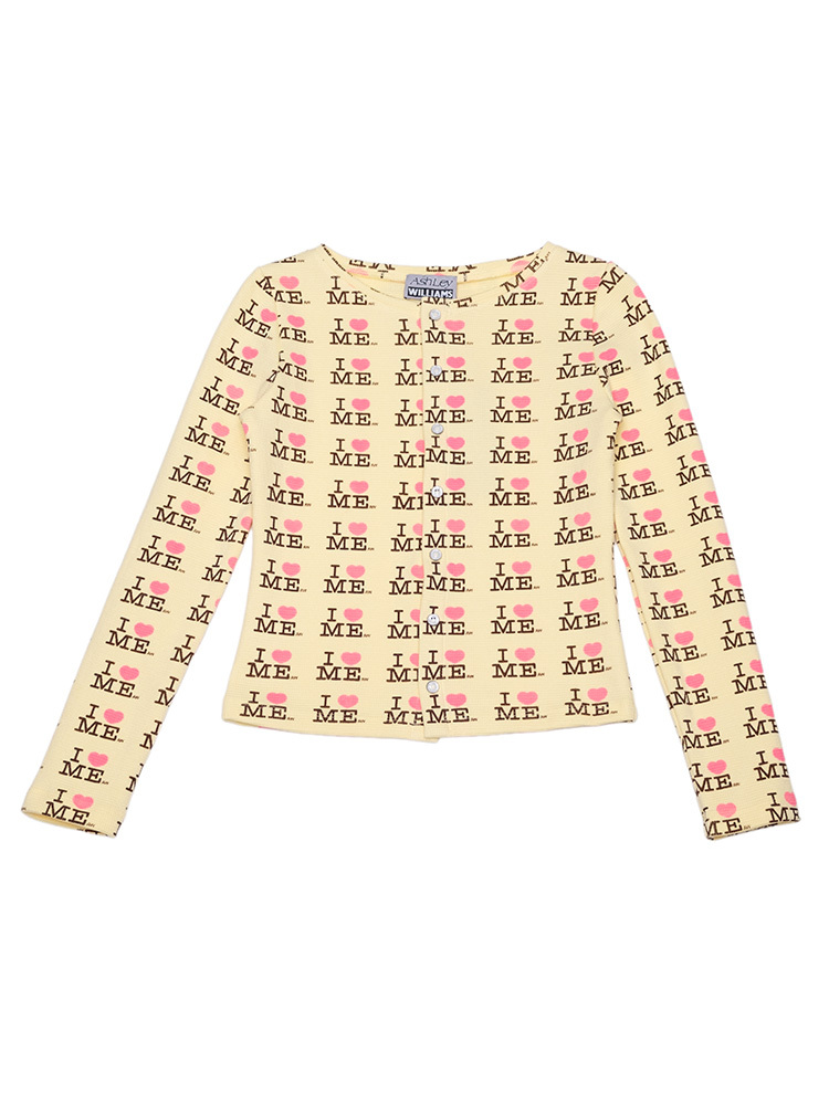 Thermal Top I Heart Me Yellow