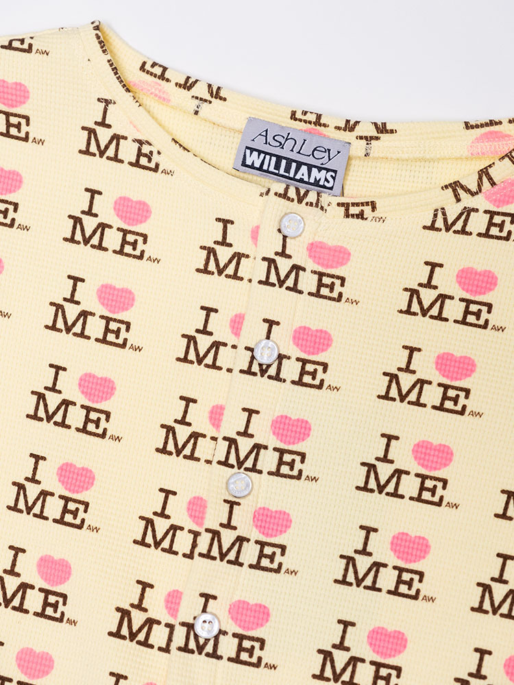 Thermal Top I Heart Me Yellow