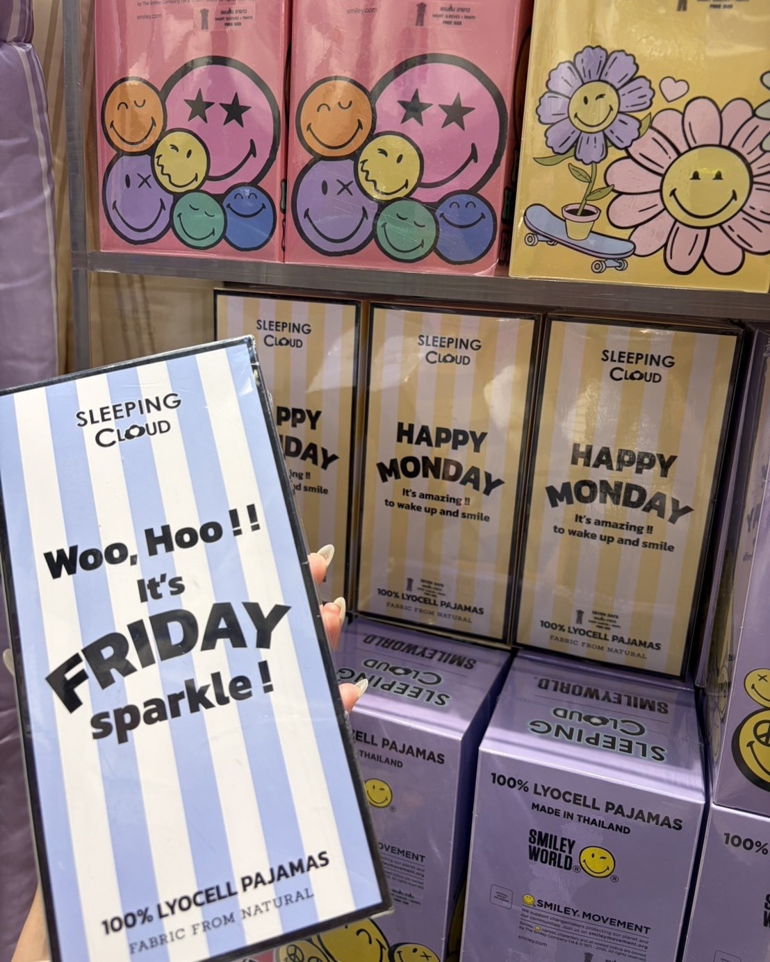 <泰國爆紅🇹🇭>SLEEPING CLOUD 冰絲睡衣盲盒 曼谷伴手禮 涼感睡衣