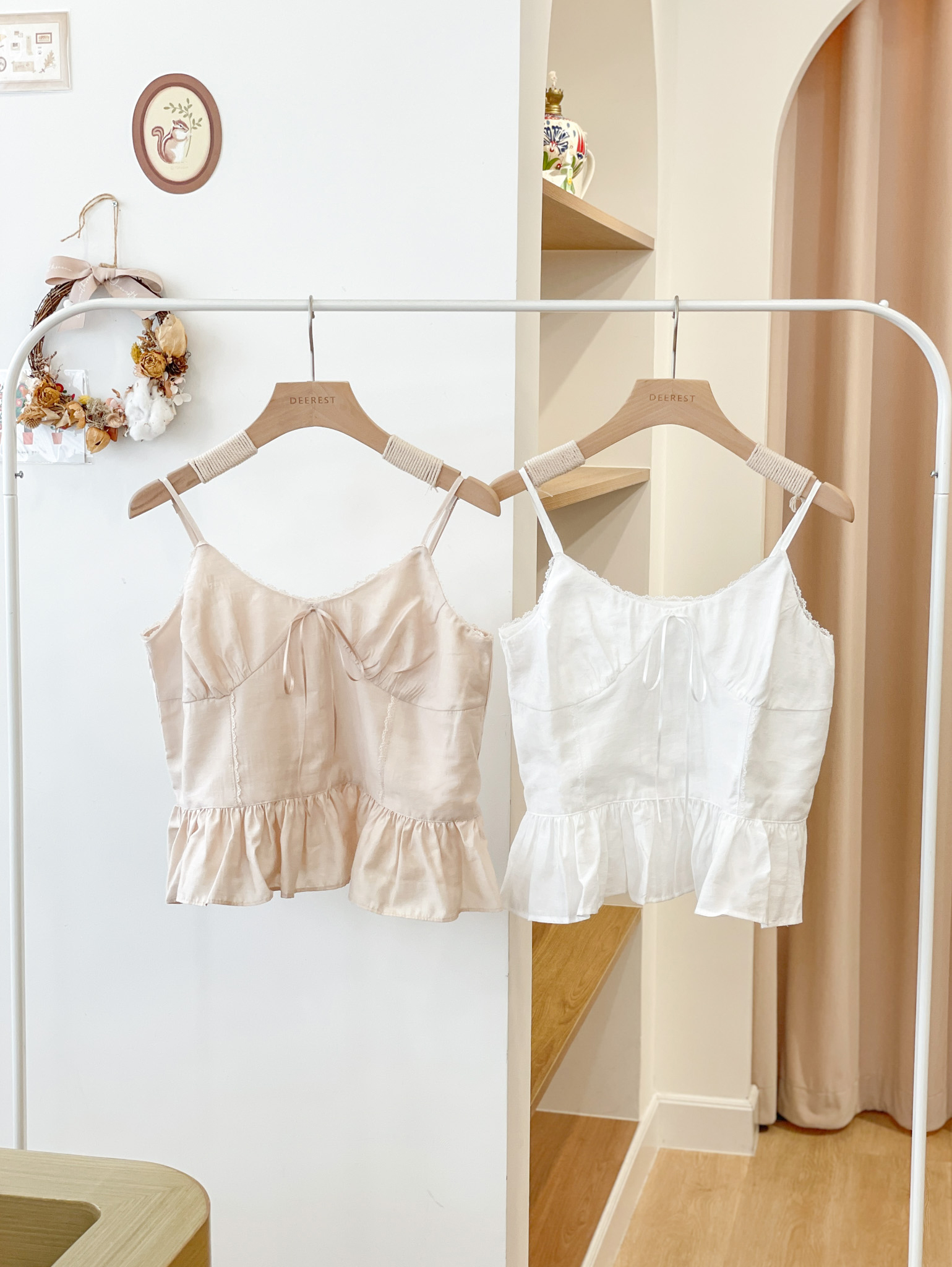 T1494 Rose Marshmallow Tank Top