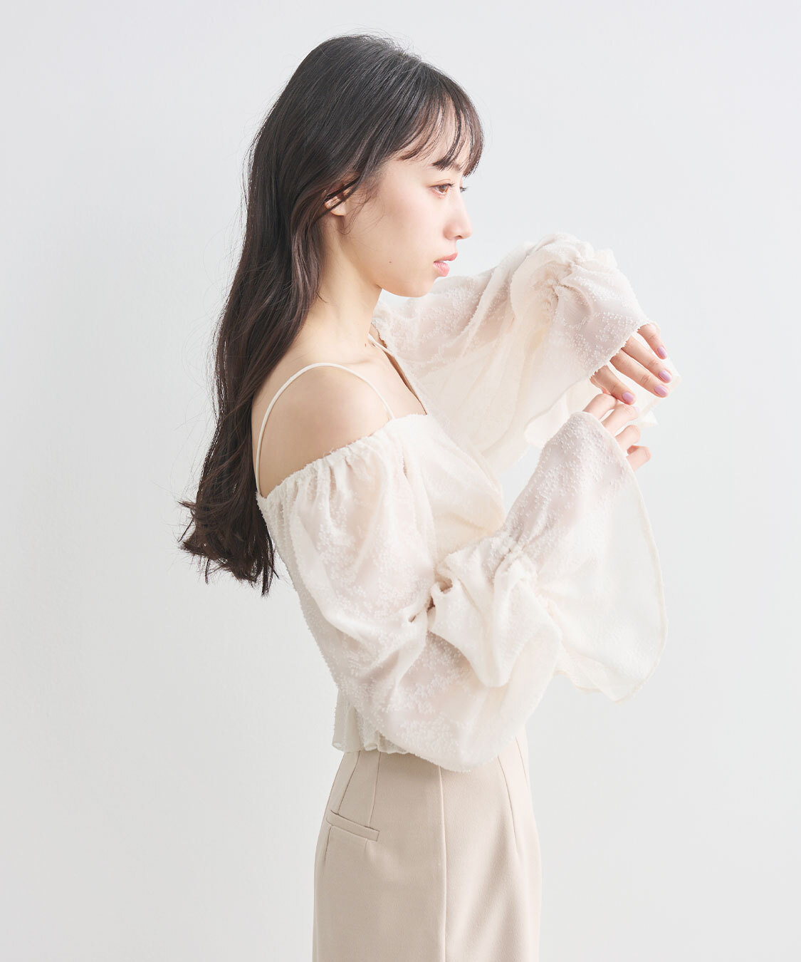 [預購] COCO DEAL澎袖馬甲剪裁上衣