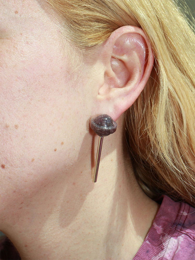 Sucker Earrings Sour Grape